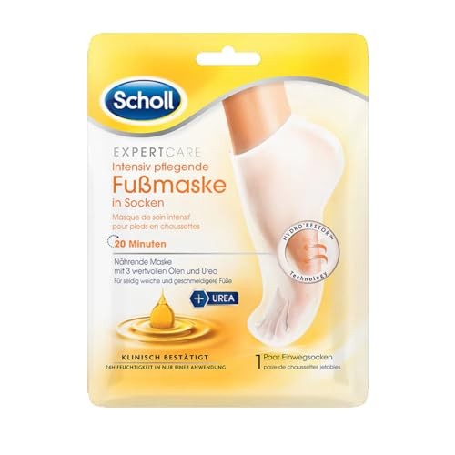 Scholl PediMask™ Maschera per i piedi a triplo olio, 1 paio donna