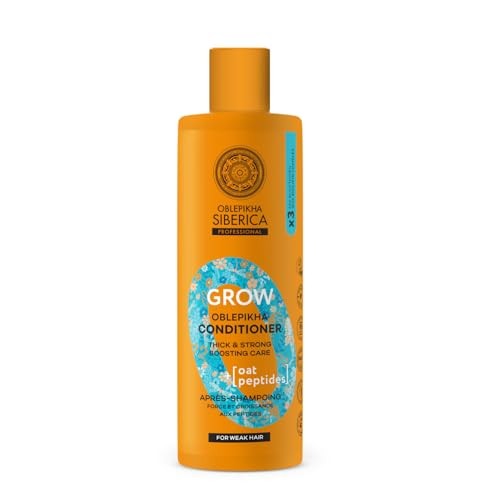 Siberica professional Oblepikha Grow Conditioner, balsamo rinforzante per capelli fini, 400ml