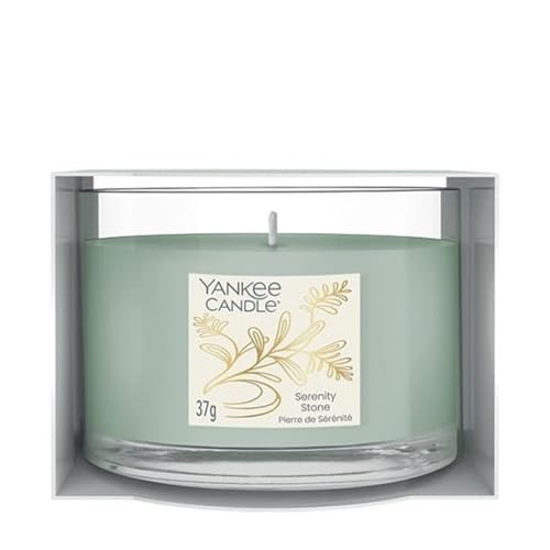 Yankee Candle Candela votiva in vetro Little Luxuries Serenity Stone 37 g donna
