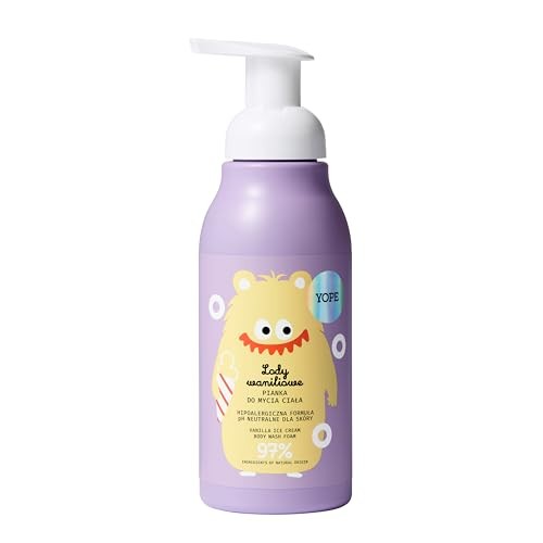 Yope Bagnoschiuma per bambini Gelato alla Vaniglia 400ml