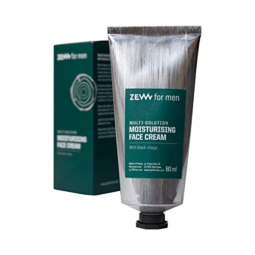 Zew for men Crema viso idratante con chaga nero 80ml