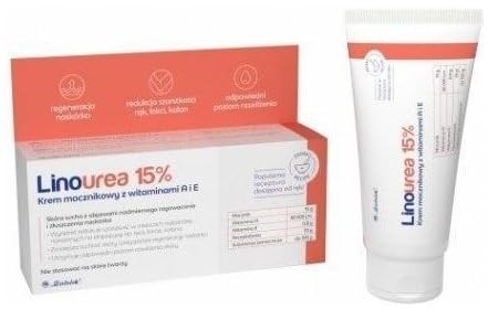 Ziołolek Crema Linourea al 15% di urea con vitamina A+E 50 g