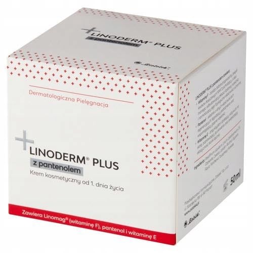 Ziołolek Linoderm plus con pantenolo crema cosmetica dal primo giorno di vita 50ml
