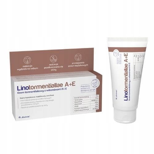 Ziołolek Linotormentiallae A+E tormentiol cream with vitamins A+E 50g