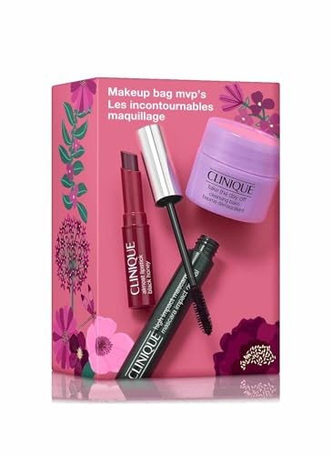 Clinique SET DI 3 MASCARA AD ALTO IMPATTO Mascara 7ml + Lipstick 1.2g + Face and eye makeup remover 15ml unisex