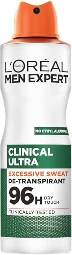 L'oreal paris Deodorante antitraspirante Men Expert Clinical Ultra 96h con spray 150ml