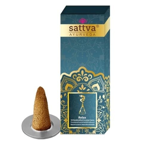 Sattva Bastoncini e coni di incenso Relax 20g