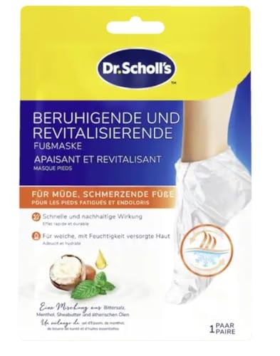 Scholl PediMask™ Maschera lenitiva per piedi stanchi e doloranti, 1 paio donna