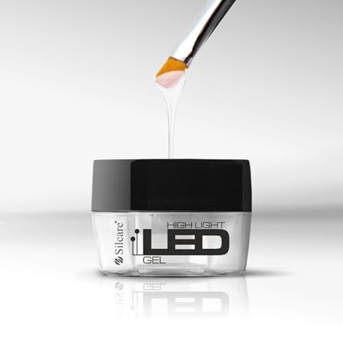 Silcare Milkshake trasparente a LED ad alta luce 30g