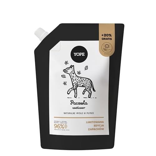Yope Ricarica di sapone liquido Patchouli & Vetiver 600ml