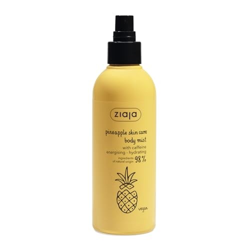 Ziaja Pineapple Body Mist Spray corpo rinfrescante e idratante donna 200ml