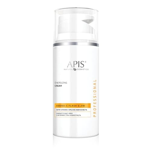Apis Crema energizzante Adeno-C Flash Glow con vitamina C al 10% e adenosina all'1%, 100ml.