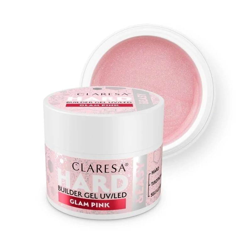 Claresa Hard&Easy Glam Pink Builder Gel 12g
