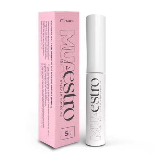 Clavier Colla per ciglia MUAestro con pennello White 5g