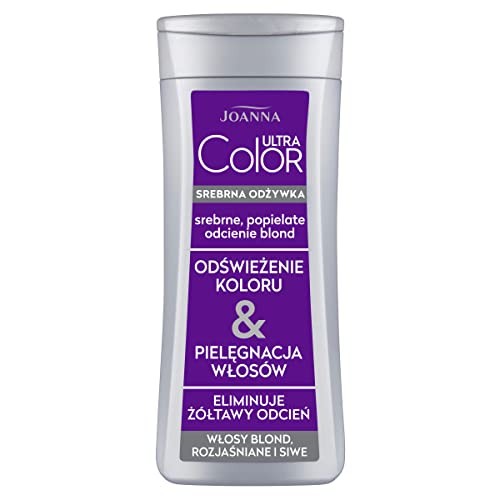 Joanna Balsamo Ultra Color Silver per capelli biondi schiariti e grigi balsamo per capelli biondi
