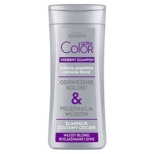 Joanna Shampoo Ultra Color Silver per Capelli Biondi Schiariti e Grigi shampoo per capelli biondi