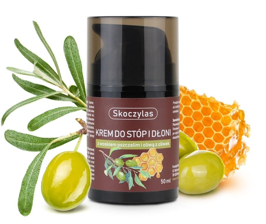 Skoczylas Crema per piedi e mani con cera d'api e olio d'oliva 50ml
