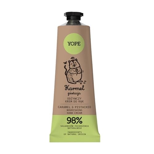Yope Crema mani nutriente naturale Karmel e Pistacchio 50ml