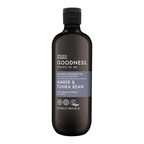 Baylis & Harding Bagnoschiuma Goodness Uomo Ambra e Fava Tonka 500ml uomo
