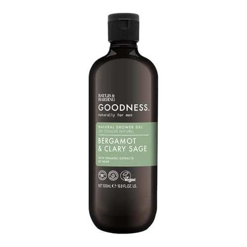 Baylis & Harding Bagnoschiuma Goodness Uomo Bergamotto e Salvia 500ml uomo