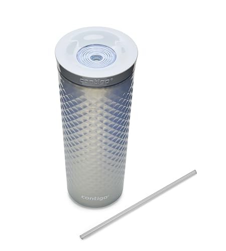 Contigo Tazza termica con chiusura automatica - Blu glitterato 590 ml unisex