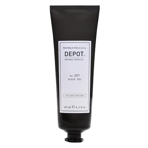 Depot No. 307 Black Gel gel per lo styling per capelli scuri 125ml donna