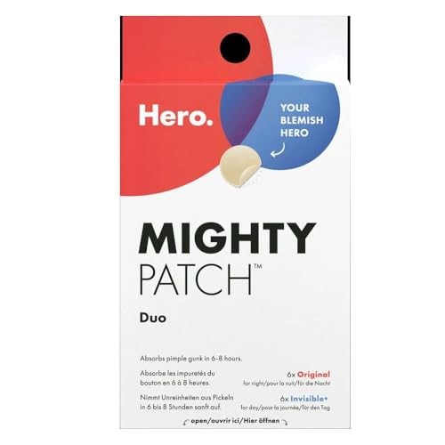 Hero. Cerotti per imperfezioni cutanee Mighty Patch Duo I cerotti idrocolloidali originali e invisibili 12 pezzi donna