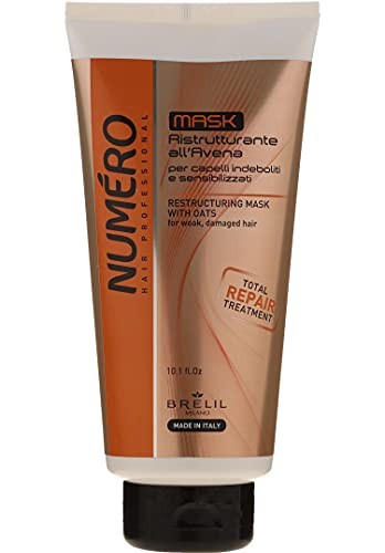 Numero Maschera ristrutturante all'avena, maschera ristrutturante all'avena 300ml