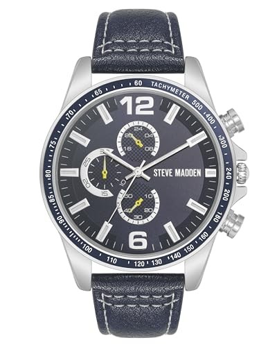 Steve Madden Orologio analogico SM-9111NVSV uomo