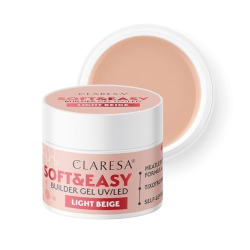 Claresa Gel costruttore Gel costruttore Soft&Easy UV/LED Beige chiaro 90g
