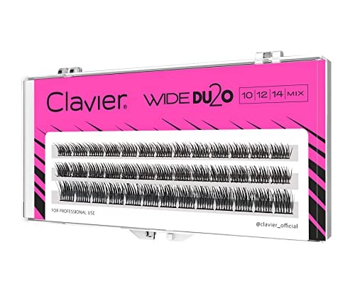 Clavier Filamento Du2o largo con torsione C e volume di 36D 10-12-14mm