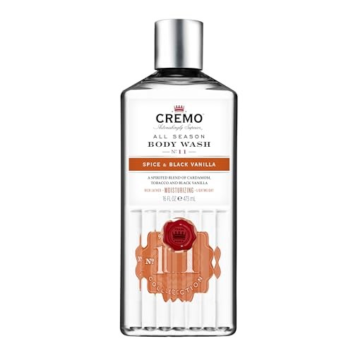 Cremo Bagnoschiuma Spice & Black Vanilla 473ml uomo