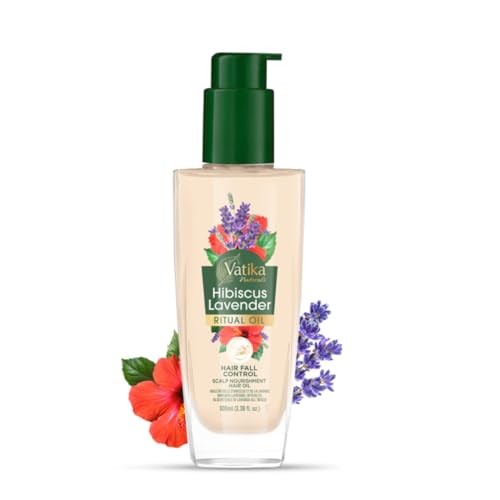 Dabur vatika Olio per capelli all'ibisco e lavanda 100ml
