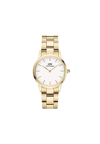 Daniel Wellington Iconic Link 28 Oro Bianco DW00100567 donna