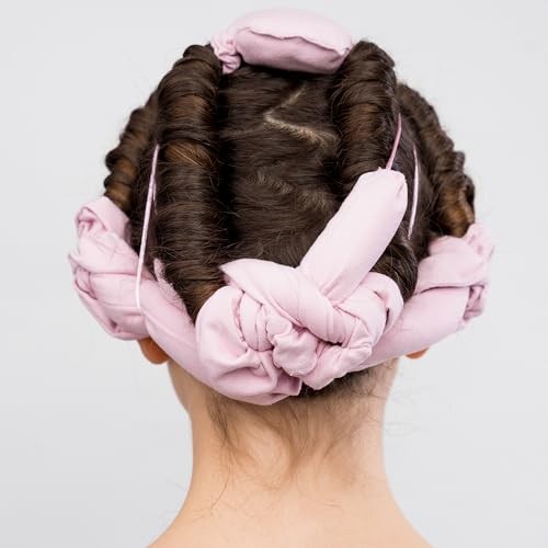 Glov Bigodini Spider Set per capelli invernali, per capelli lunghi e di media lunghezza, rosa, 4 pezzi
