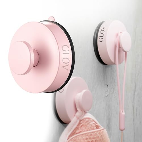 Glov Gancio da bagno a ventosa Hookie Pookie Forte rosa