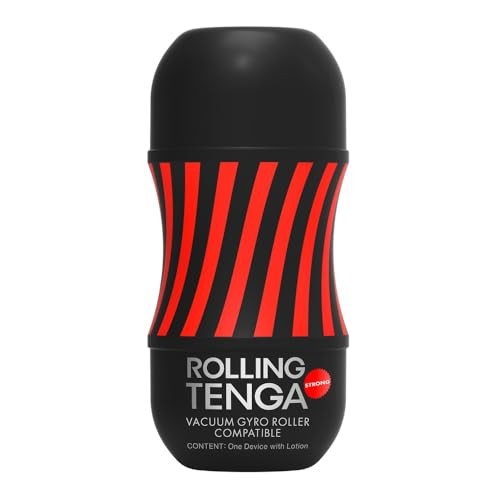 Tenga Masturbatore maschile Rolling Tenga Vacuum Gyro Roller, colore nero.