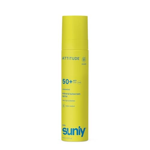 Attitude Spray solare minerale per bambini SPF 50 Sunly 75ml bambino