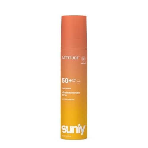Attitude Spray solare minerale SPF 50 Sunly Spray 75ml unisex