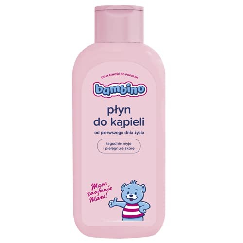 Bambino Bagnoschiuma per bambini che detersivo e si prende cura della pelle con delicatezza. 400ml
