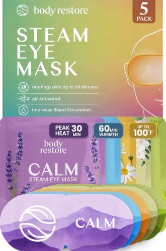 Body Restore Set di maschere rilassanti per gli occhi Mix Steam Eye Mask 5 pezzi donna