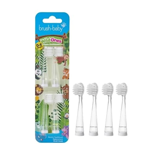 Brush baby Suggerimenti di WildOnes per spazzolino sonico 4 pz.