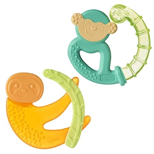 Chicco Giocattolo per la dentizione ad acqua per scimmie 4m+
