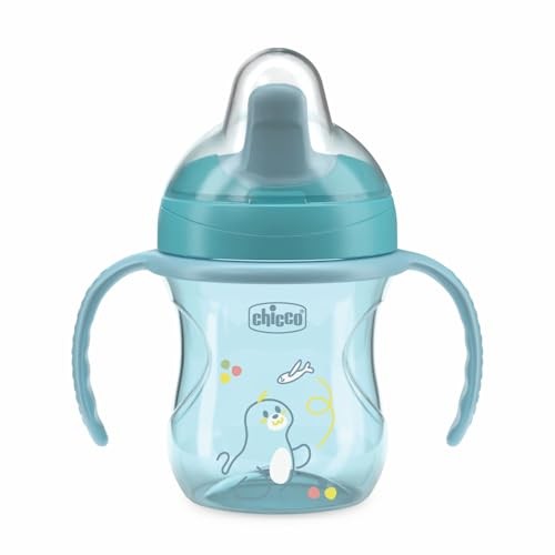 Chicco Tazza da allenamento con boccaglio rigido Turchese 6m+ 200ml