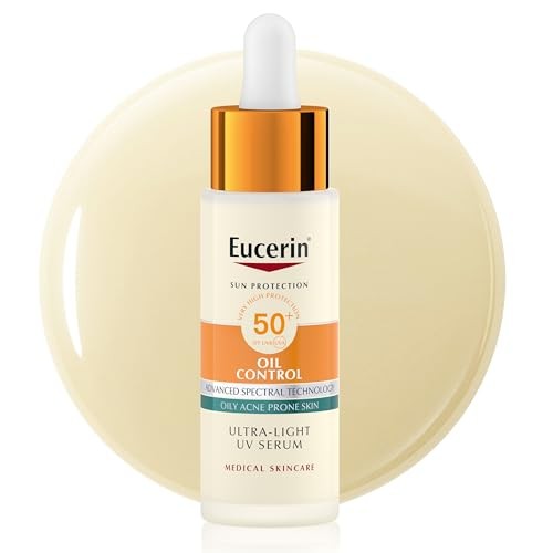 Eucerin Siero viso ultraleggero anti-UV con protezione solare SPF50+ 30ml unisex