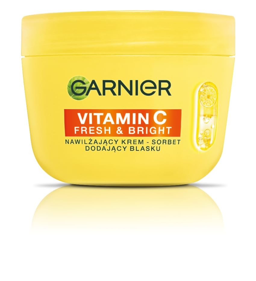 Garnier Crema idratante Fresh & Bright alla vitamina C - sorbetto che dona luminosità 85ml