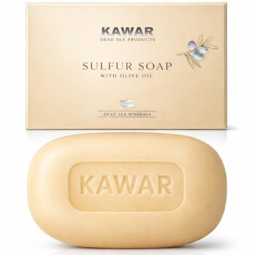 Kawar Sapone allo zolfo con minerali del Mar Morto 120 g unisex