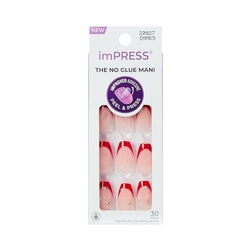 KISS Unghie autoadesive imPRESS Nails - Happy World 30 pezzi donna