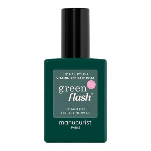 Manucurist Base per unghie in gel LED con resina naturale di canna da zucchero Green Flash 15ml