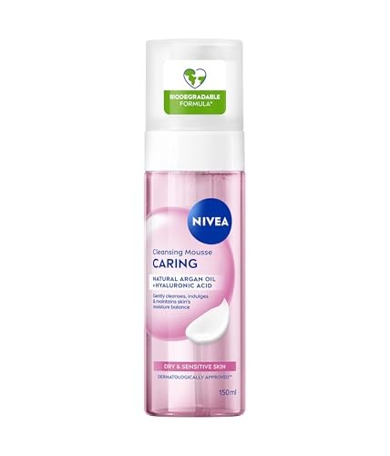 Nivea Mousse detergente, schiuma delicata detergente all'estratto di mandorla 150ml